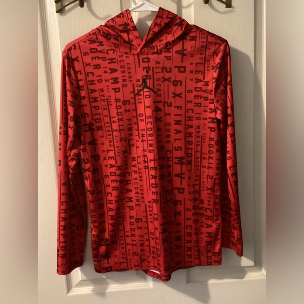 Air Jordan all over pattern Allstar/ Champion shirt